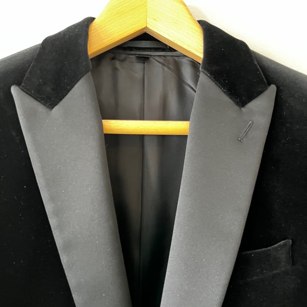 J. Crew velvet tux jacket